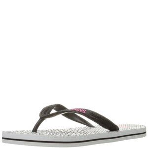 DVS Marbella Flip Flop, Zebra, 7 M US